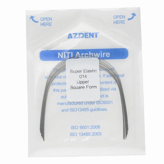 Picture of Orthodontic Arch Wires NiTi Square Form